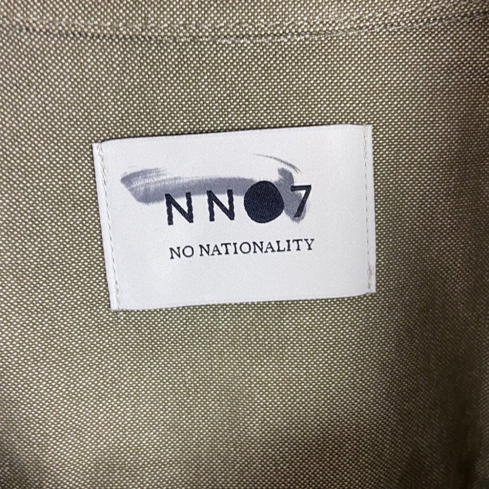 NEW NN07 No Nationality Slim Cotton Khaki Short Sleeve Shirt Size XL Sixteen Top - Picture 8 of 10